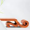 Rosewood Carving Handlebar, Handlebar Ornaments Base, Solid Wood Stone, Flower Pot, Teapot Base Bracket