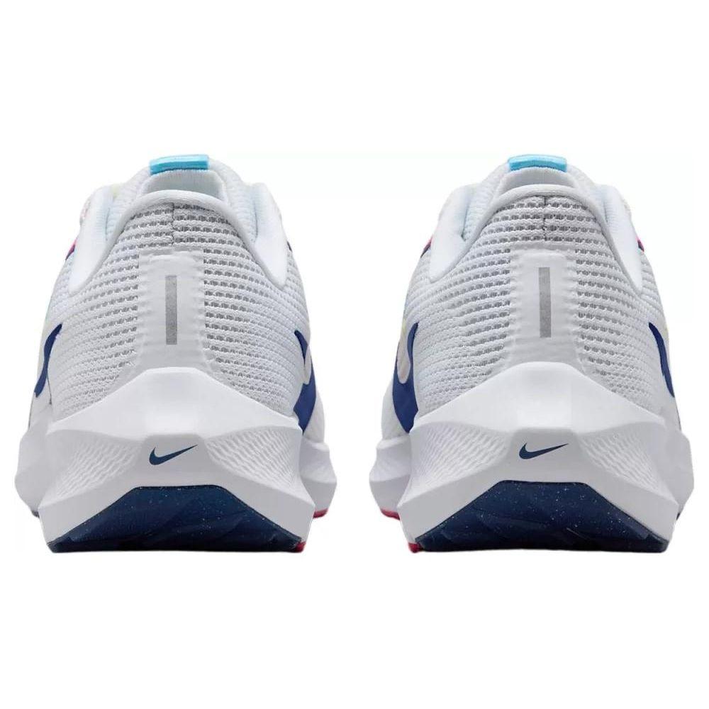 Nike Air Zoom Pegasus 40 White Deep Royal Pink Женские кроссовки Photon-Dust Fierce-Pink Deep-Royal-Blue DV3854-105