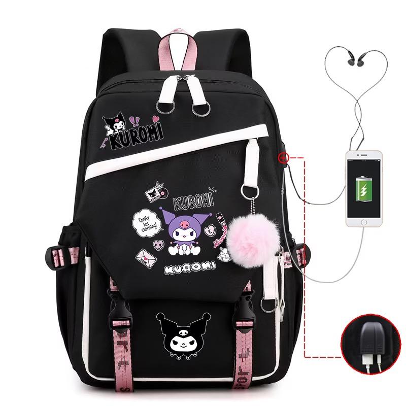 2026 Mesuca Y2K Kawaii School Bag Backpack Cute Cartoon Girls Shoulder Bag Canvas Bag For Kids Birthday Gifts