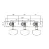 Stringed Instruments Metal Classic 3L 3R Tuners Keys Parts Machine Heads Guitar String Tuning Pegs