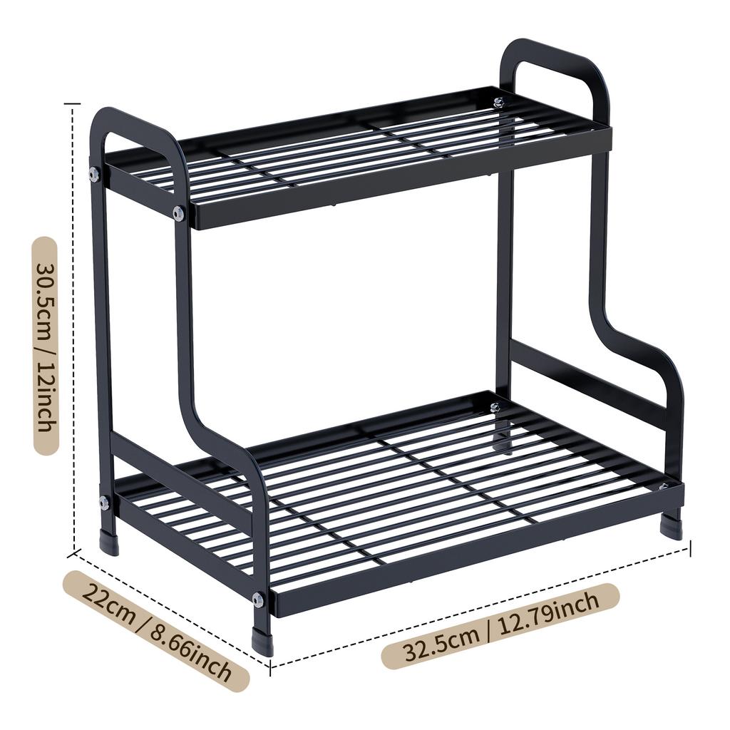 Двухслойная полка для хранения косметики, средства по уходу за кожей, коробка для хранения духов, полка-органайзер для ванной комнаты, полка для туалетного столика в ванной комнате