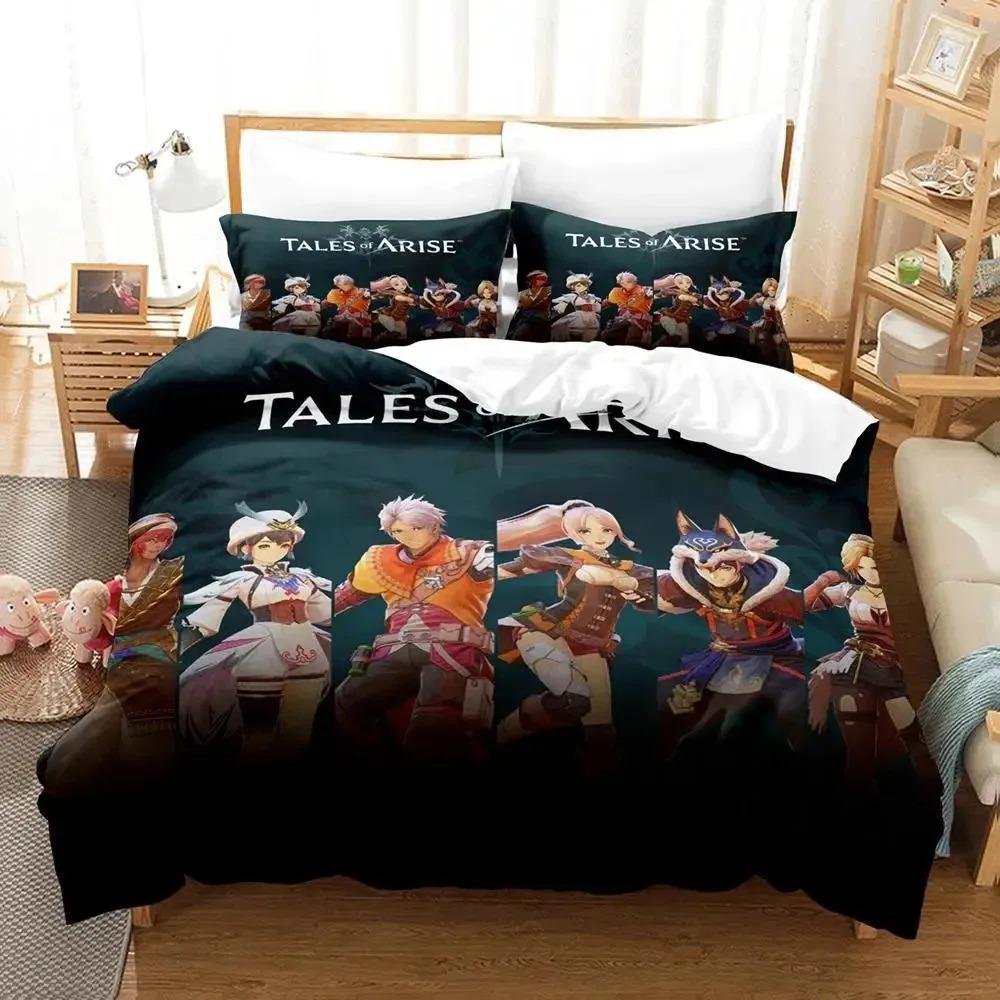 3D Print Game Tales Of Arise Bedding Collection Duvet Cover Bed Collection Quilt Cover Pillowcase Comforter King Queen Size Boys Adult