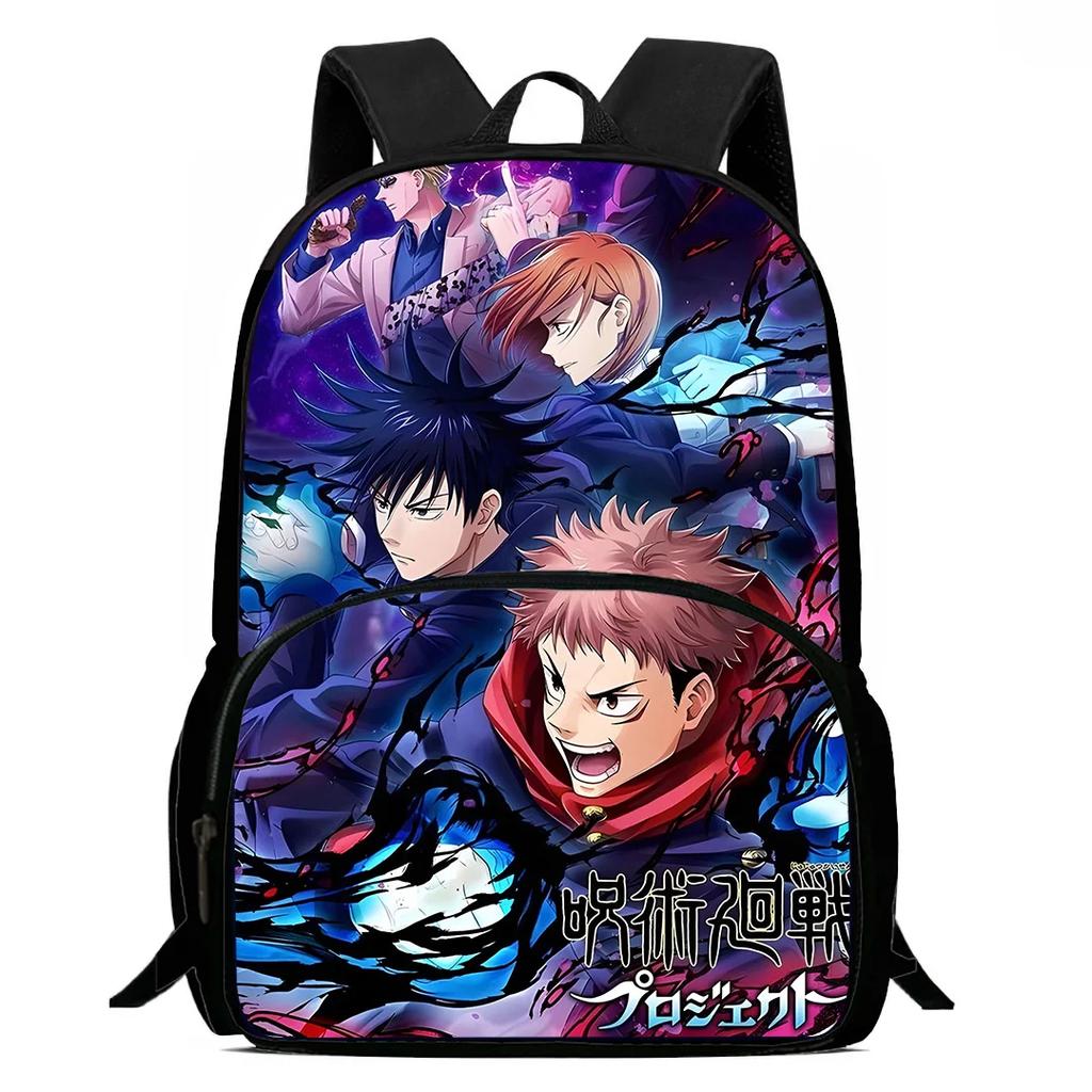 Kids Anime Jujutsu Kaisen Backpacks Boys and Girls Birthday Gift Child School Bags Large Capacity Camping Durable Rucksack