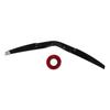 Universal Gloss Black Car Rear Trunk Spoiler Lip Rubber Spoiler Wing 120cm47.24in X 7cm2.76in