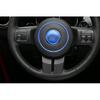 2x Blue Steering Wheel Center Trim Ring For 11-16 Jeep Wrangler Compass Patriot