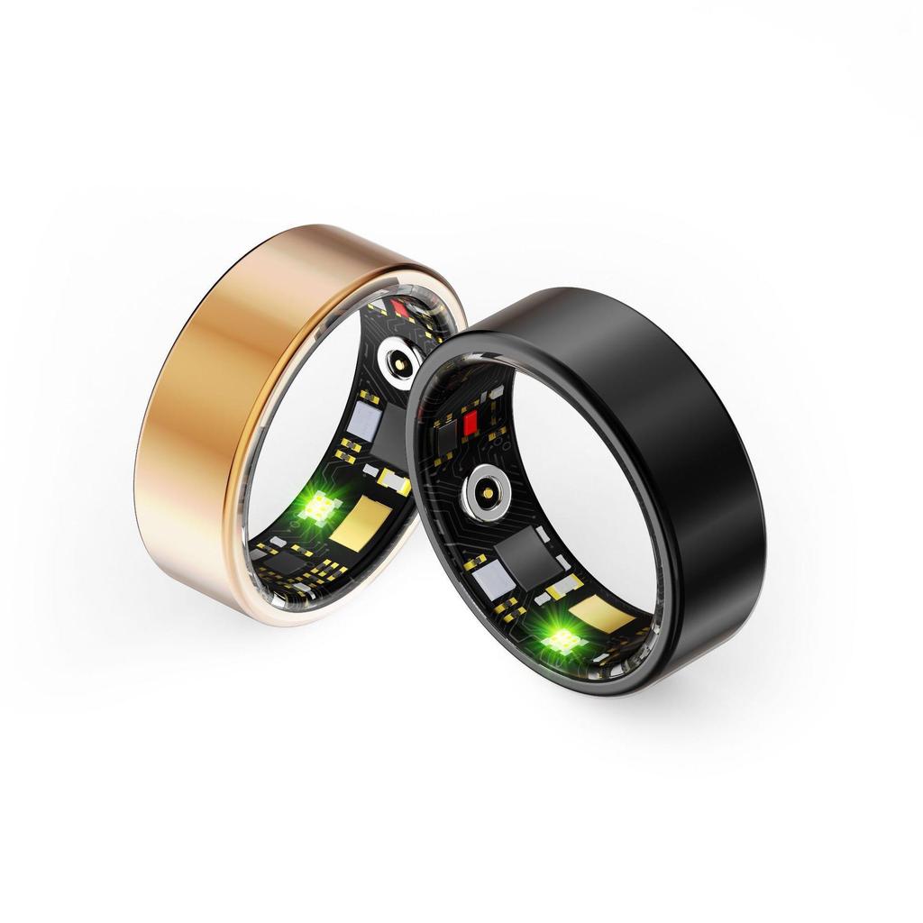 R11M Smart Ring: Real-time Heart Rate & Blood Oxygen Monitor, Waterproof Sports Pedometer with Multiple Modes & Remote Care.