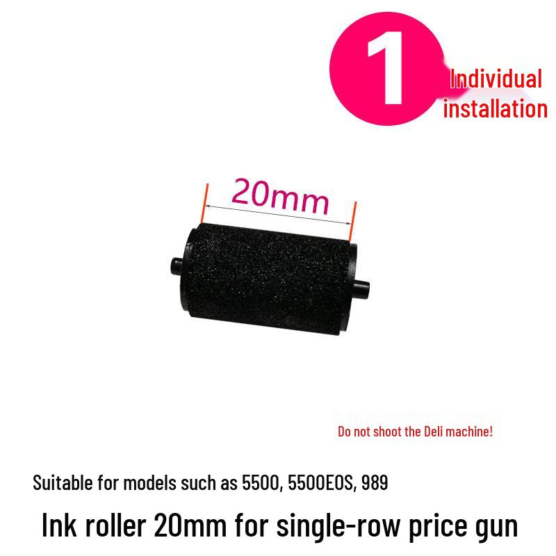 Single-Row Price Marker Kit: Ink Gun, 5500 Labels, Ink Roller, and Accessories.