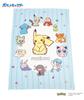 MORIPiLO Pokemon Duvet Cover Set Paldea Friends Duvet Cover Soft Peach Skin Single 150x210cm Light Blue Cute Bedding Set 2 Pieces Pokemon Pocket