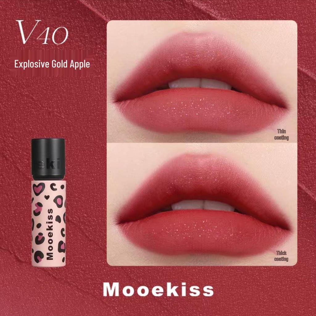 Mooekiss Матовая кремовая помада для губ V07/V12/V04 - Нелипкий бархатный блеск для губ
