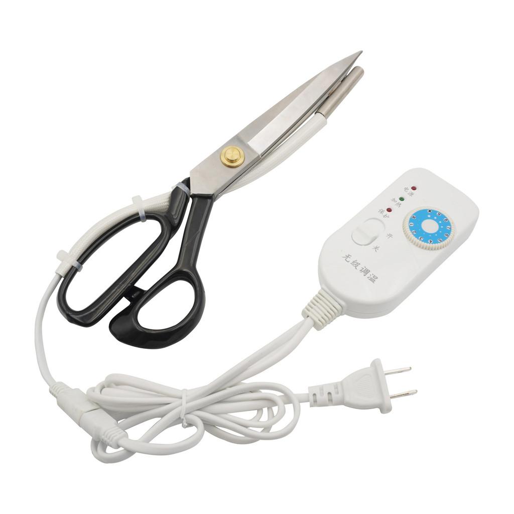 Electric Hot Fabric Cutting Scissors With Adjustable Temperature For Sewing And Garment Making