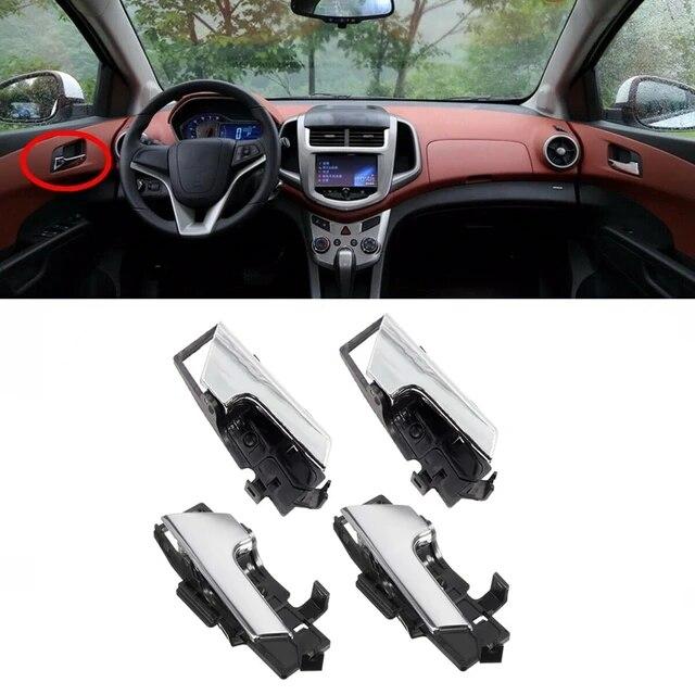 4 шт. внутренняя дверная ручка для Chevrolet Aveo 2007-2011 Aveo5 2009-2011 Pontiac G3 2009 96462710 Стайлинг автомобиля