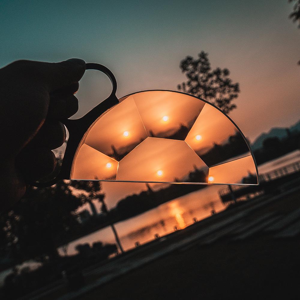 Ручной полукруглый фильтр с эффектом калейдоскопа 79/100/150 мм для DSLR-фотографии и видеосъемки