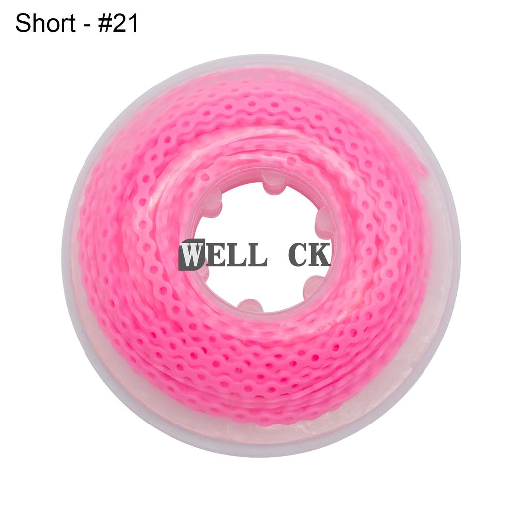 WELL CK 1Pcs Dental Orthodontic Elastic Rubber Power Chain Rubber Band Short Type