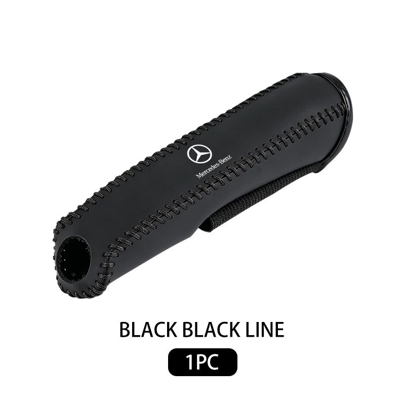 DUJF1 For Benz Car Handbrake Cover Protective Sleeve Handbrake Anti-Slip Hand Brake Protection AMG Exclusive A C E R V Class CLA CLS