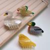 Creative Kawaii Animal Hair Claws Acetate Fibre Colorful Goose Penguin Parrot Bird Hair Clips Woman/Girl Hair Accessories
