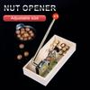 Nutcracker Nut Tweezer Heavy Duty Macadamia Opener Peeling Machine Manual Stainless Steel Walnut Nut Opener For Hazelnut Almonds