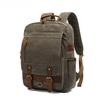 Backpack Student Outdoor Sports Retro Travel Backpack Waxed Canvas Waterproof Travel Bag Computer