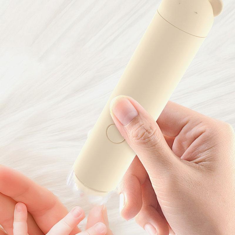 Little Bear Electric Nail Grinder, Electric Nail Polish Remover for Babies, Anti Scratch, Portable Nail Clipper, Nail Trimming
