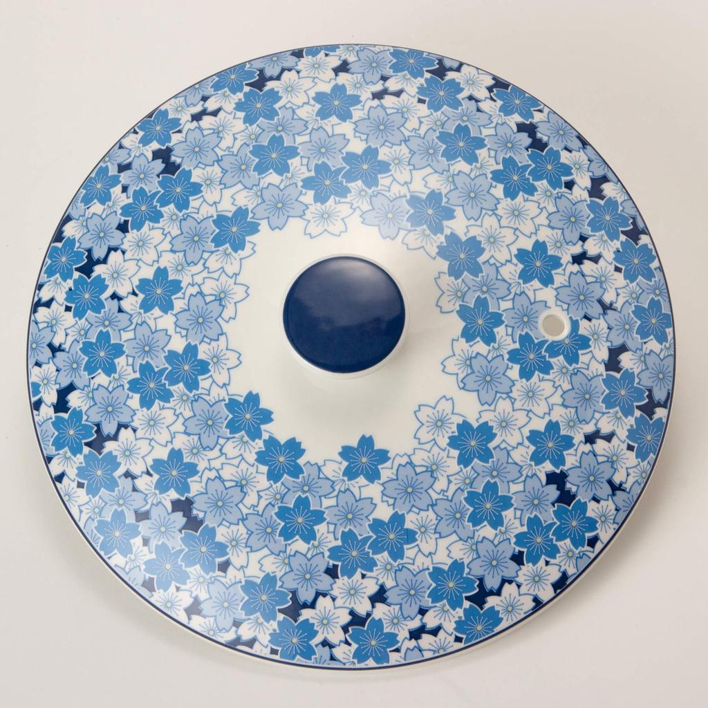 TAMAKI Earthen pot Thermatech for people for cherry blossom viewing Diameter x Depth x Height compatible 4-5 32.5 27.7 14.5cm IH/Open