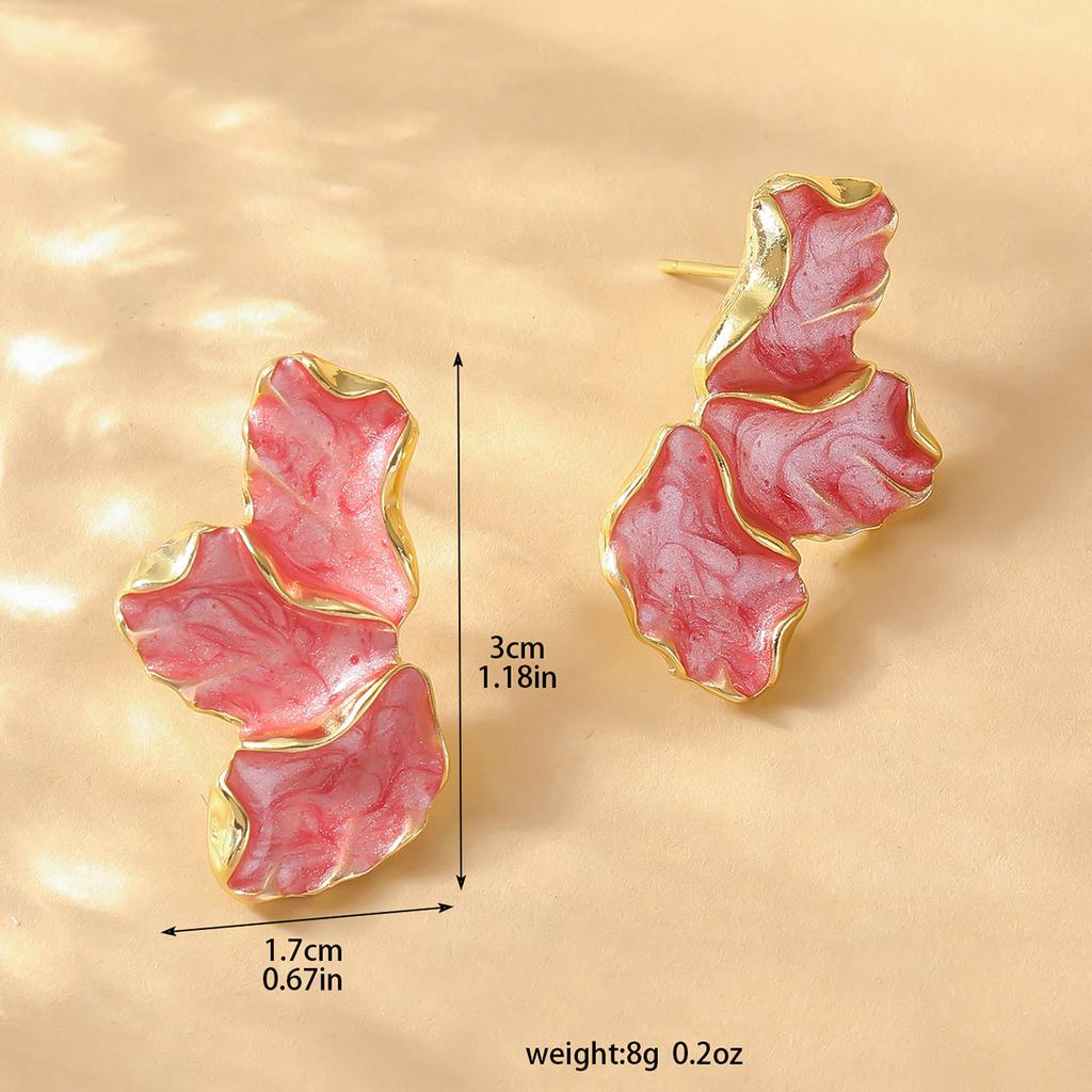 Accessories Circle Hollow Fan Circle Metal Earrings Women'S French Retro Elegant Niche Premium