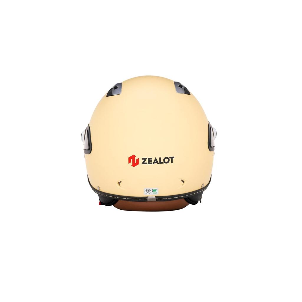 ZEALOT Zillide 2 Inner Shield Jet, Matte Ivory, XS Size (51-52cm), JR0014/XS