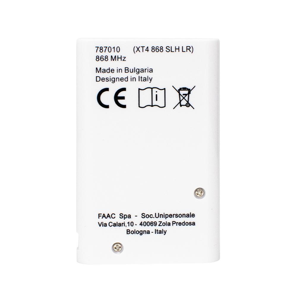 FAAC XT2 XT4 SLH LR 787009 787010 Ручной Пульт Дистанционного Управления для Открывания Ворот Гаражный Пульт 868 МГц