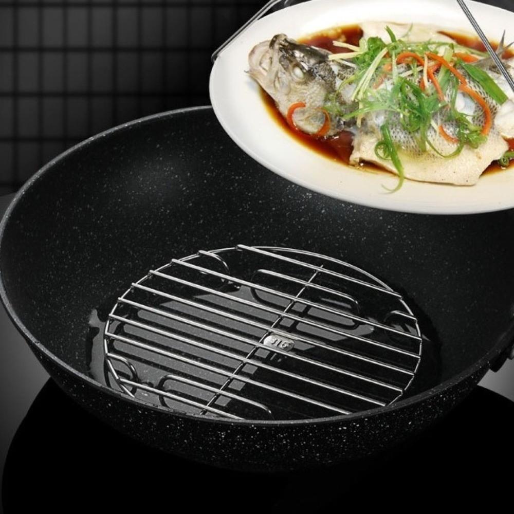 Sturdy Stainless Steel Steamer Rack Thick Food Steaming Tray Steaming Products