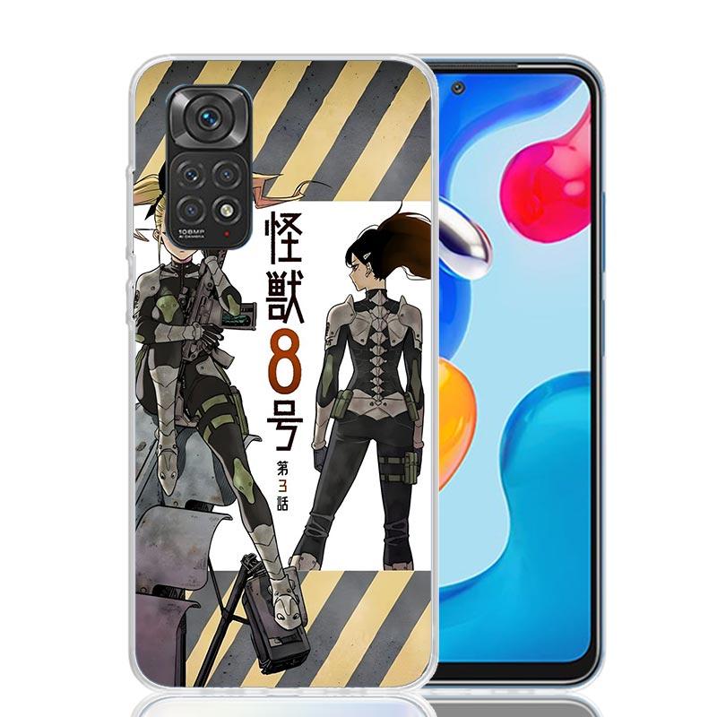Kaiju No. 8 Anime Phone Case For Xiaomi Redmi Note 13 14 15 Pro Plus 12S 12 14S 11S 11E 10 10S 11 11T 5G 4G Cover Coque Redmi No