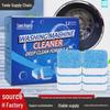 12-Pack Effervescent Washing Machine Cleaner Tablets: Cleans, Disinfects, Descales.