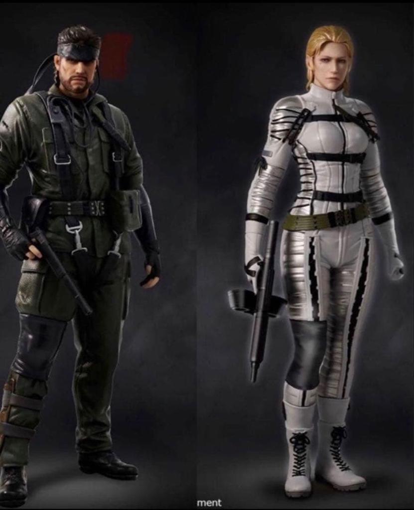 Metal Gear Solid Delta Snake Eater Figure Collection Naked Boss Set