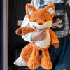 35cm Running Little Fox Doll Soft Stuffed Animal Sleeping Pillow Cushion Christmas Gifts for Kids and Girls Plush Toys