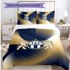 FC Zürich Printed 3PCS Bedding Set Breathable Duvet Cover with Pillowcases Decorative Bed Linen for Bedroom Home