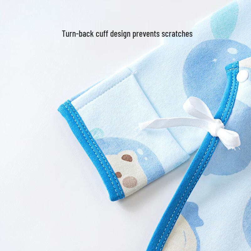 Shubeiyi Newborn Kimono Bodysuit 2-Piece Set