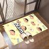 Custom Name Personalized Crayon Shin Print Carpet, Versatile Home Decor Rug, for Playroom, Apartment, Balcony, Entryway, Hallway Gift