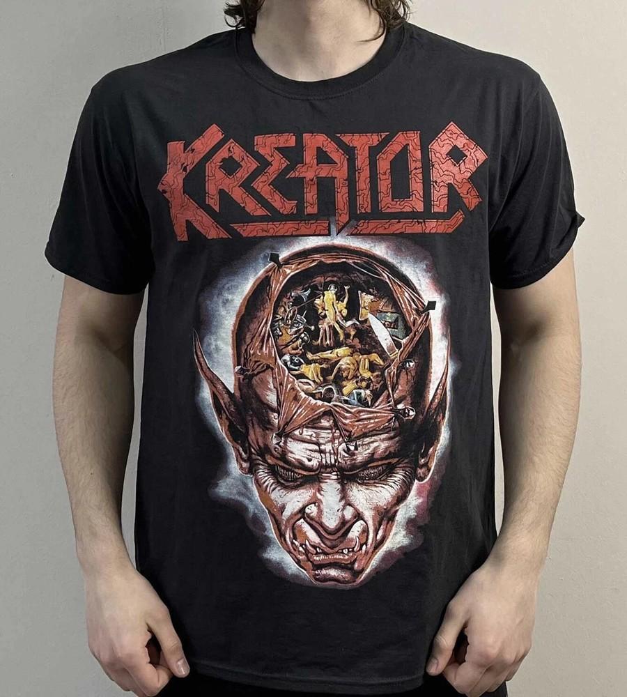 Kreator - Coma Of Souls Футболка Черная кружка sodom Новая Горячая Унисекс Футболка