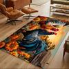 Colorful Chicken Art Pattern Non-Slip Home Carpet Design for Office Decor Living Room Bedroom Gift