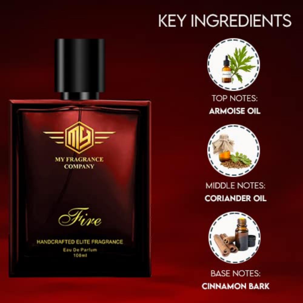 My Fragrance Company Fire Handcrafted Elite Fragrance EDP духи для мужчин - 100 мл | Подарок мужу, парню
