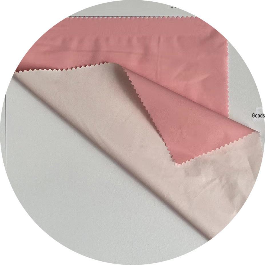 2024 Новый матовый нейлоновый спанбонд пуховик ткань, белый с 20D вспененной текстурой, каландрированная отделка