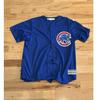 Величественная синяя бейсбольная майка Chicago Cubs Кайла Шварбера №12 MLB