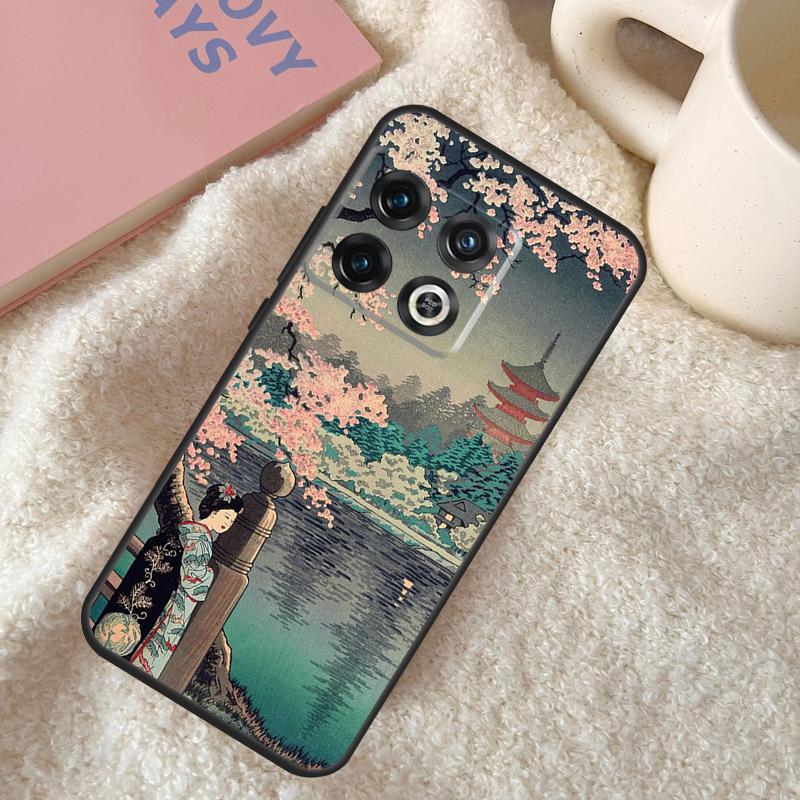 Японский стиль Волна Чехол для OnePlus Nord N10 N20 N100 N200 CE 2 Lite OnePlus Ace 8T 9R 10T 9RT 9 11 10 Pro