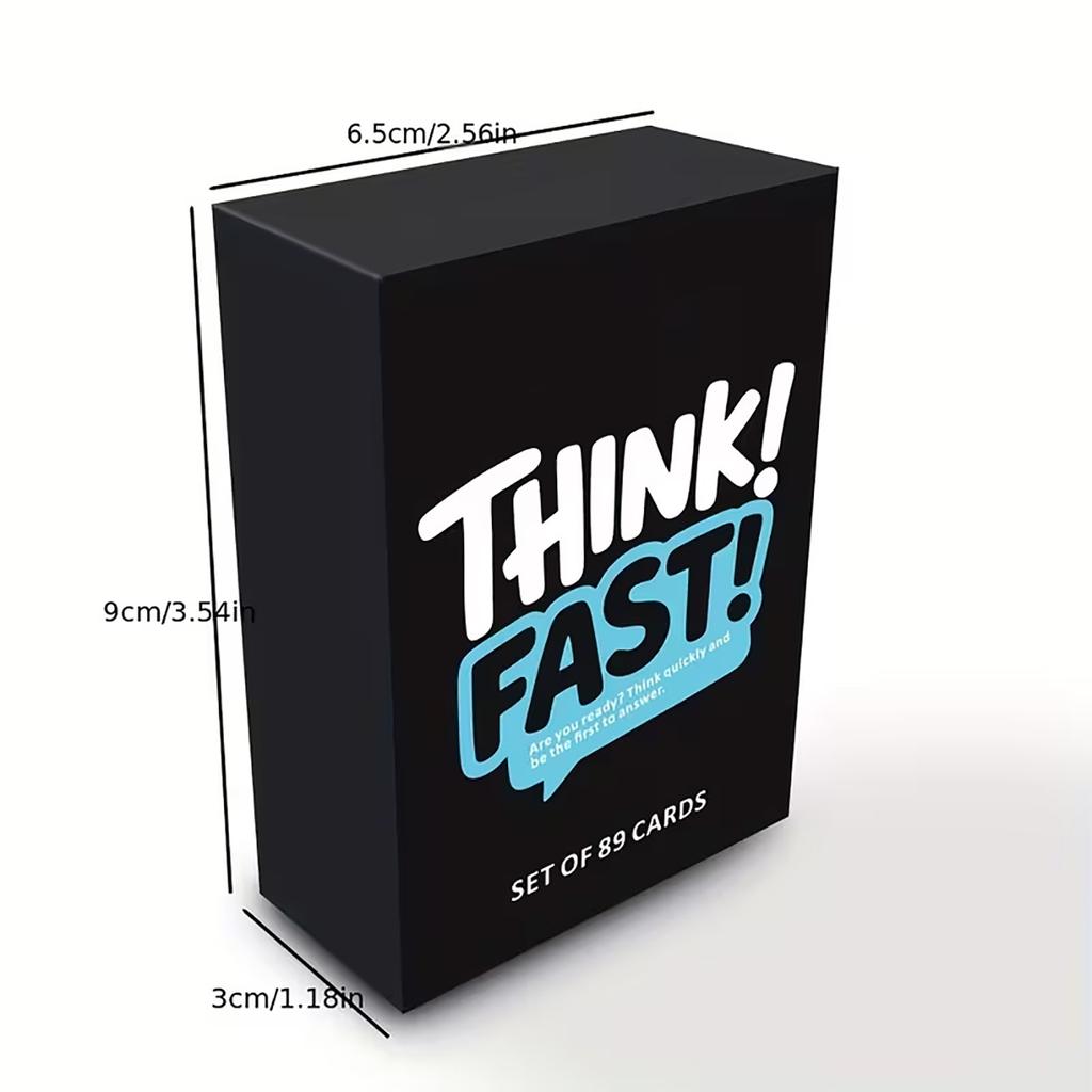 2025 New, A Fast-paced Quiz Card Game Set. This Is A Card Game Suitable For Birthday Parties