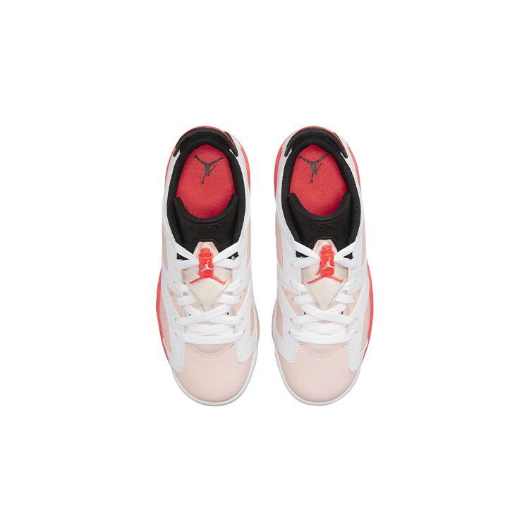 Детские кроссовки Air Jordan 6 Retro Low GS Atmosphere White Infrared-23 768878-102