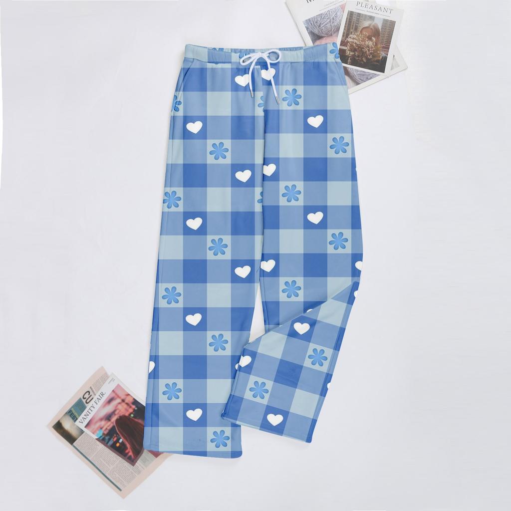 Женские повседневные модные спортивные штаны с мелким принтом повседневные брюки