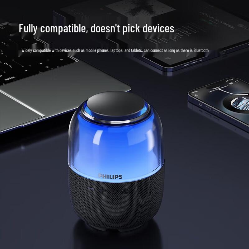 Philips Bluetooth 5.3 Portable Speaker with Light Effects