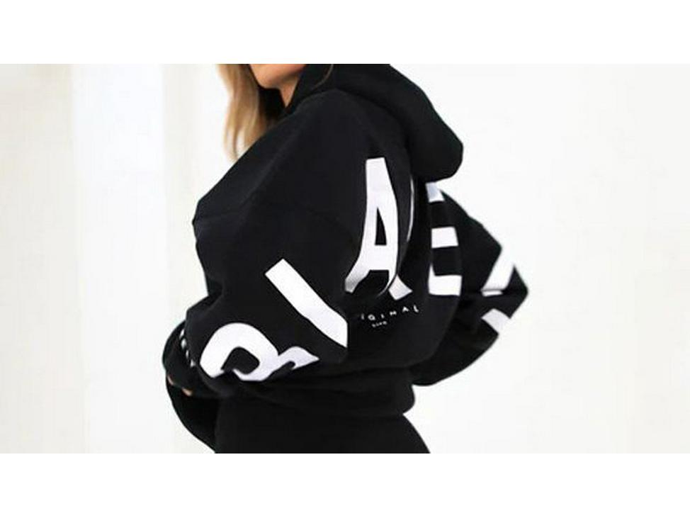 2025 Europe Cross TK Plus Unisex Velvet Cotton Hoodie - Versatile Autumn, Large Letter Print