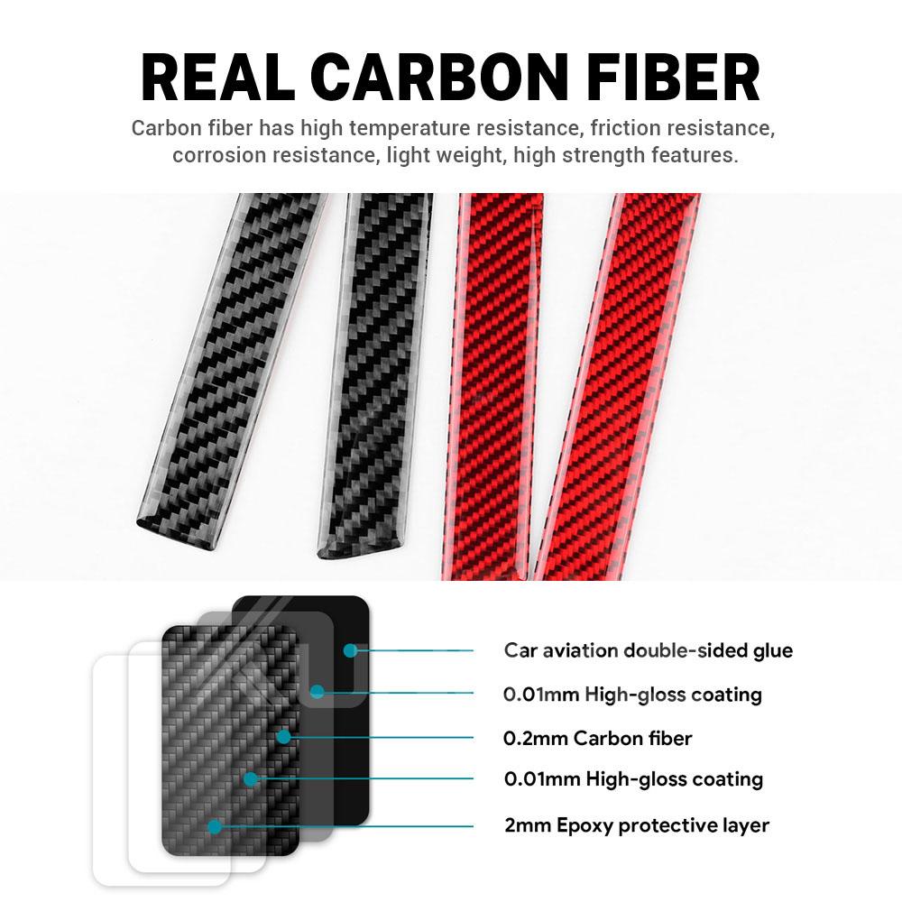 Carbon Fiber Style Interior Sticker for Porsche Cayenne 2003 2004 2005 2006 2007 2008 2009 2010 Door Interior Panel