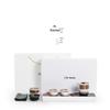 Japanese Dry Landscape Ceramic Tea Set with Elegant Tray