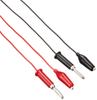 Teishin Electric Clip Banana Test Wire 5 шт. каждого цвета TLA-118 Красный/Черный