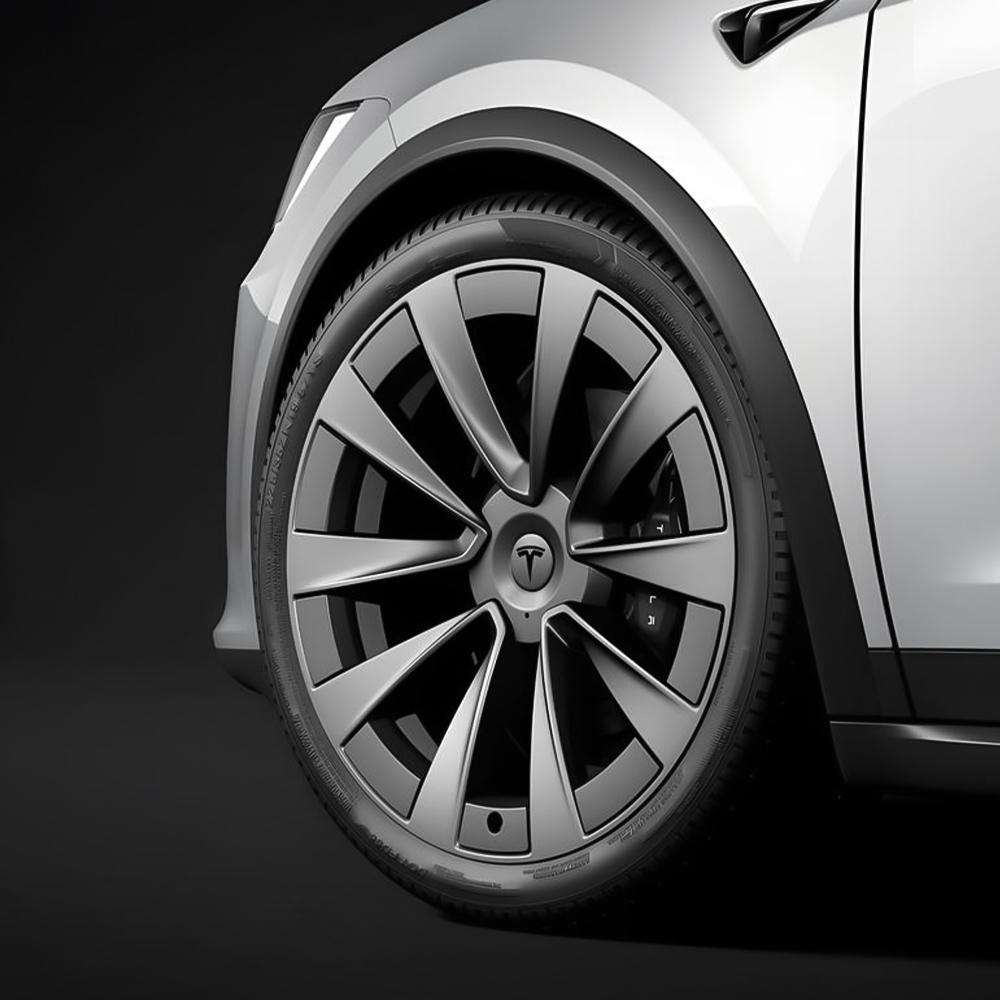 4pcs Car Wheel Center Cap Hub Cover Badge For Tesla Model 3 Model X Model Y 2016 2017 2018 2019 2020 2021 2022 2023 2024 2025