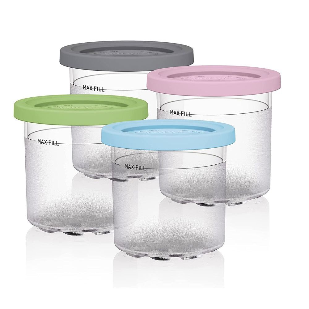 Gadgets Bottles Ice Cream Containers Storage Jars For Ninja Creami with Lids Ice Cream Pints Cup